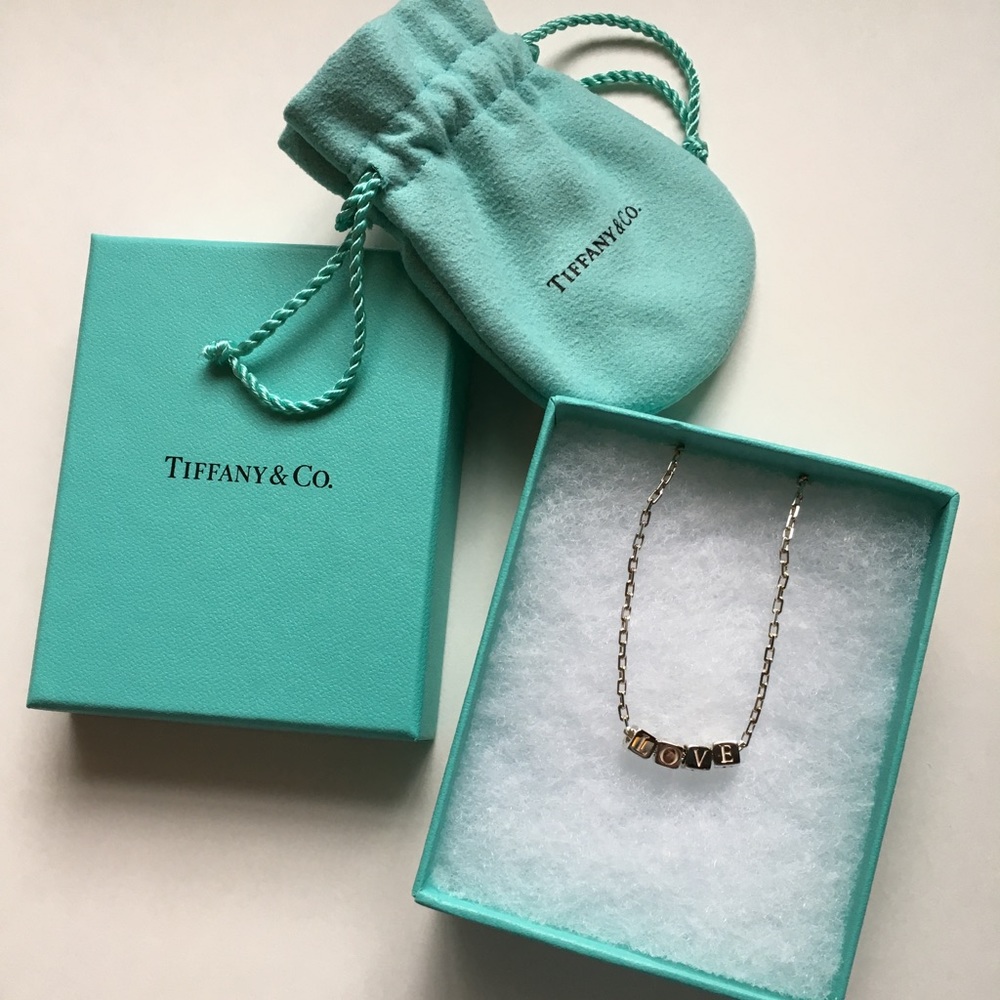 Tiffany & Co. Sterling Silver Love Necklace